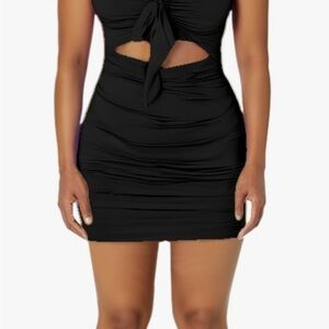 Black Cut-Out Dress